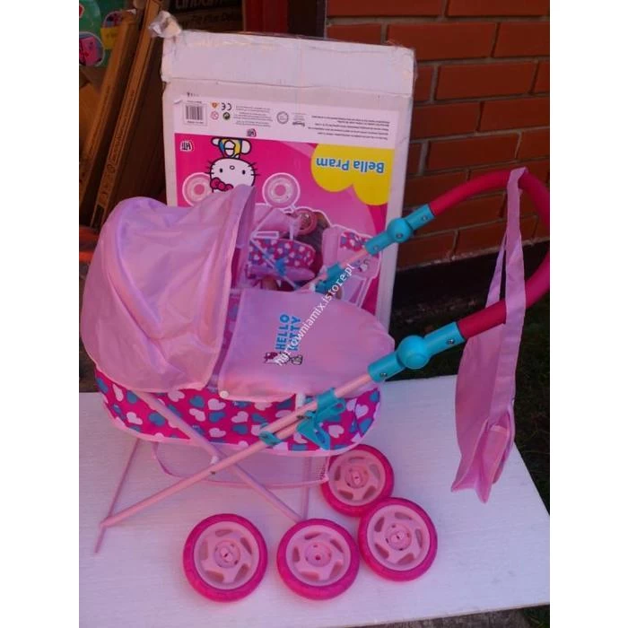 Wózek dla lalek Hello Kitty Pram głęboki