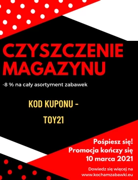 kupon rabatowy na zabawki marzec 2021
