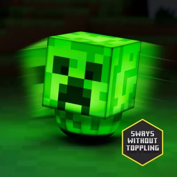 Kołysząca się lampka Minecraft Creeper