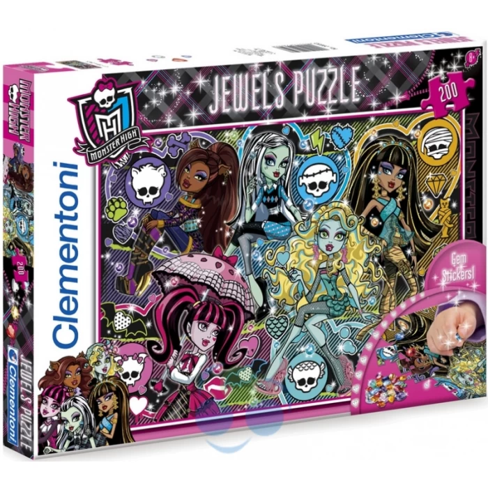 PUZZLE MONSTER HIGH JEWELS Z BRYLANCIKAMI