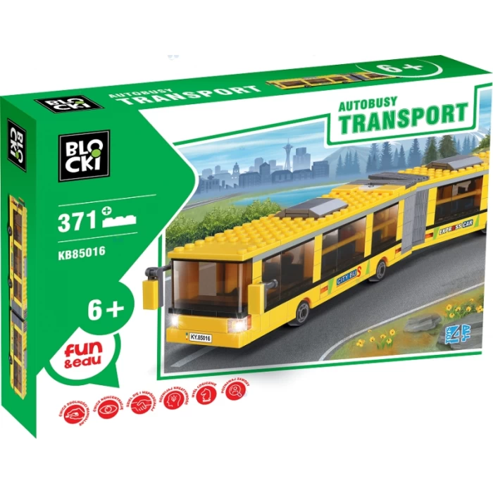 KLOCKI BLOCKI TRANSPORT -AUTOBUSY 371 EL. AUTOBUS PRZEGUBOWY