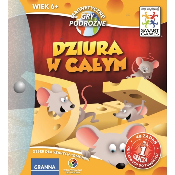 GRA DZIURA W CAŁYM MAGNETYCZNA GRA PODRÓŻNA SMART GAMES