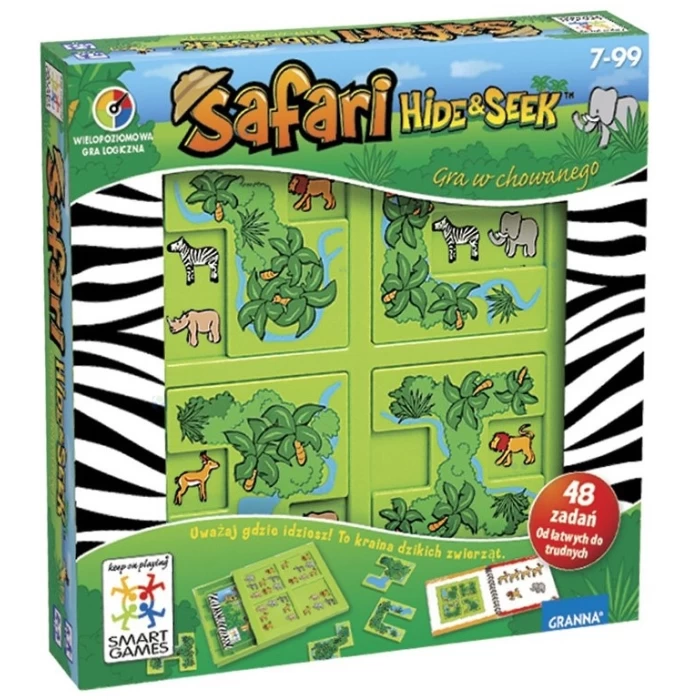 GRA LOGICZNA SAFARI HIDE&SEEK SMART GAMES