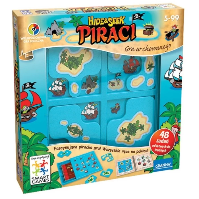 GRA LOGICZNA PIRACI HIDE&SEEK SMART GAMES