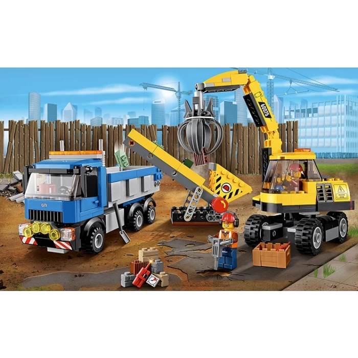 LEGO CITY 60075 KOPARKA I CIĘŻARÓWKA