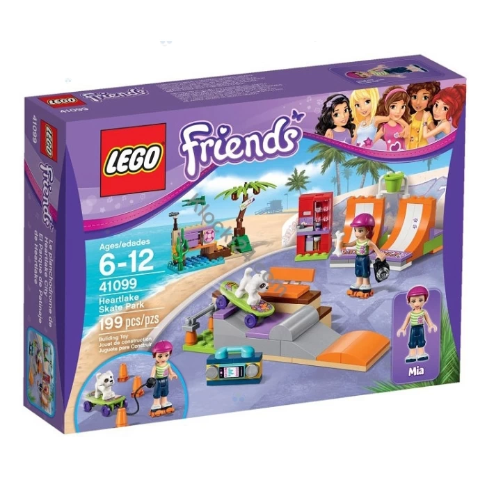 LEGO FRIENDS 41099 SKATEPARK W HEARTLAKE