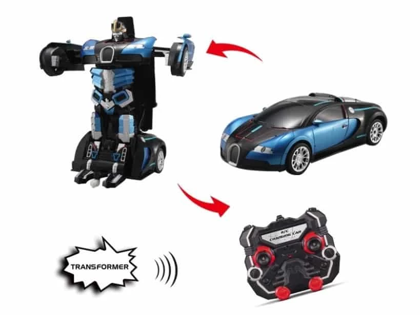 transformacja robota samochodu 2w1