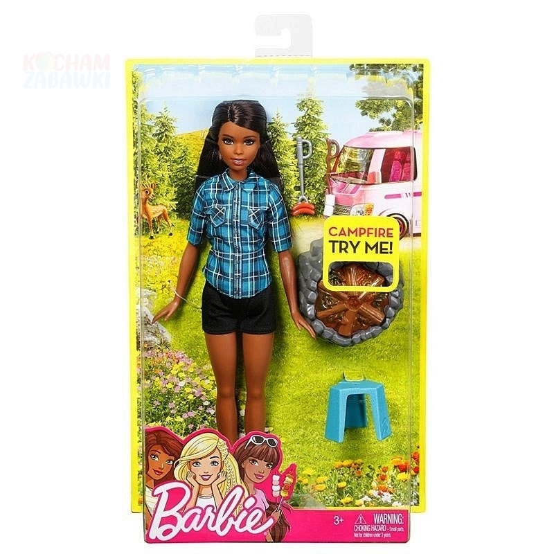 barbie lalka na biwaku